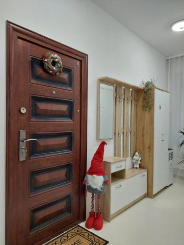 Ένα μπάνιο στο Sandra