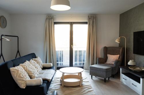 Χώρος καθιστικού στο L&L BnB - 2 Apartments in Immenstadt am Alpsee