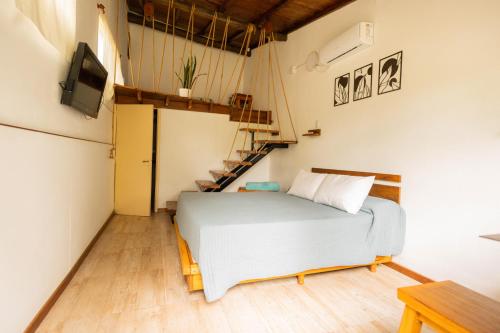 Χώρος καθιστικού στο El Piul Posada Serrana