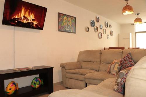 Un lugar para sentarse en Cozy house in Ixmiquilpan