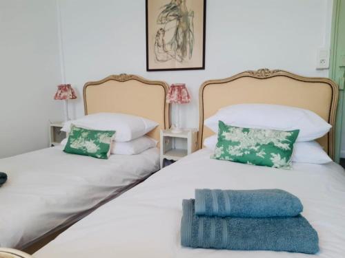 Postel nebo postele na pokoji v ubytování 'Le Meunier' in St Sornin Leulac