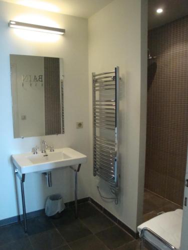 マルセイヤンにあるPort Rive Gauche Ostreaのバスルーム(シンク、シャワー付)