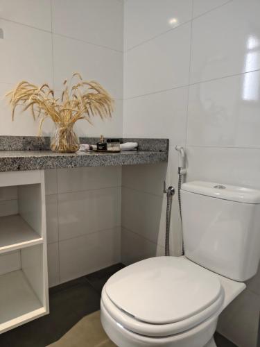 Koupelna v ubytování Estúdio com vista do mar - Lemon Residence