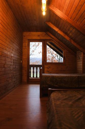 Un pat sau paturi într-o cameră la Villa n'Mal