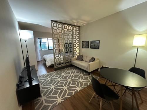 Posezení v ubytování Hotel & Residence Sol Alphaville Flat