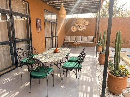 Χώρος καθιστικού στο Villa Léa 1