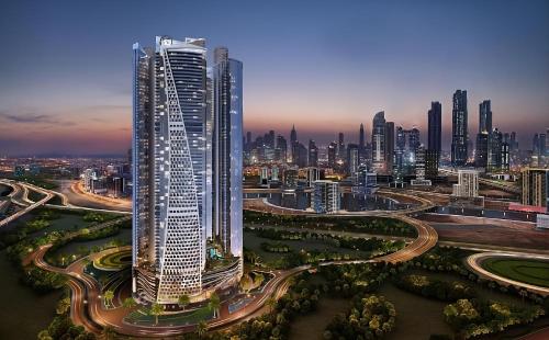 Paramount Tower - Stylish 2BR Apartment with Balcony & Pool - Near Dubai Mall