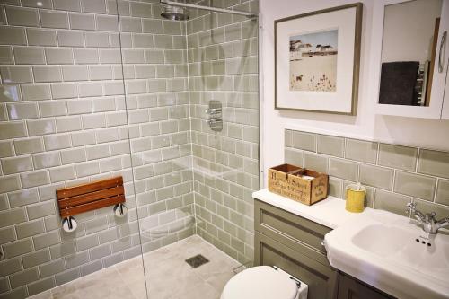 Koupelna v ubytování Little Croft- Walking paradise close to St Ives