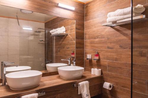 Koupelna v ubytování Lican Lodge