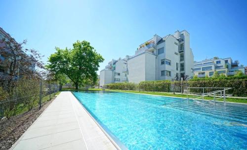Apartment in upscale district with wellness area