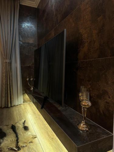 Et badeværelse på City View Luxury Apartment