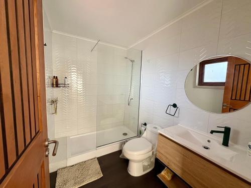 Et badeværelse på Cabaña Mirador