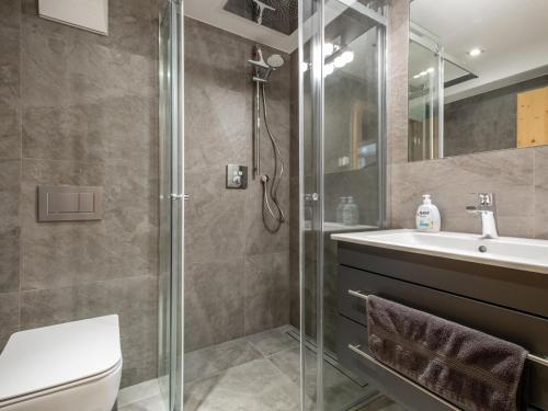 Koupelna v ubytování Kaiserblick