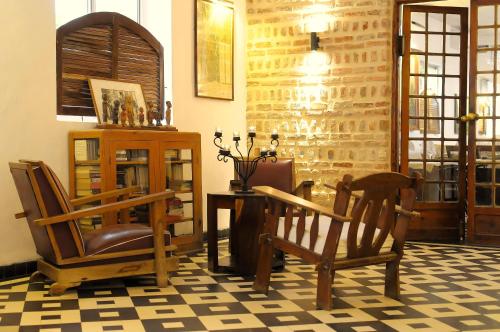 Гостиная зона в Hôtel La Résidence