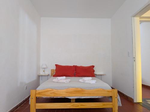 Postel nebo postele na pokoji v ubytování Departamento Las Lavandas