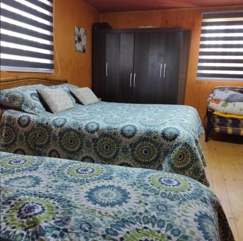 Кровать или кровати в номере Casa hermosa en la playa