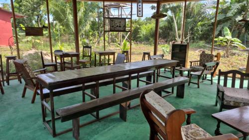 En have udenfor La Casa de Lucho