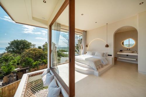 Кровать или кровати в номере Villa Senja