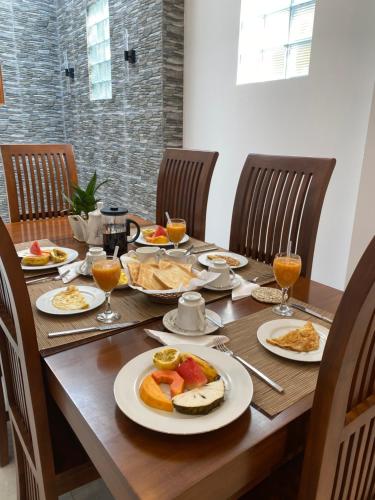 Jídlo v vily nebo okolí