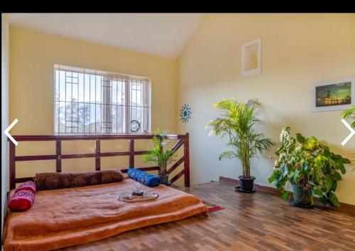 Postel nebo postele na pokoji v ubytování MOUNTAIN OF MAGICS