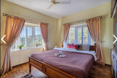 Postel nebo postele na pokoji v ubytování MOUNTAIN OF MAGICS