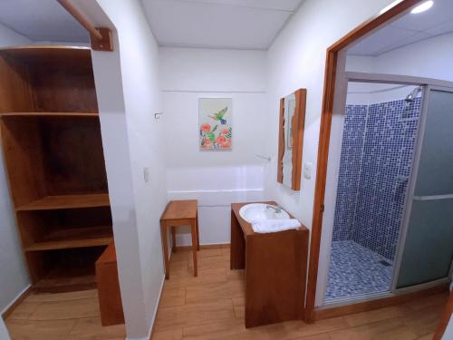 Ένα μπάνιο στο Mar Adentro San Blas