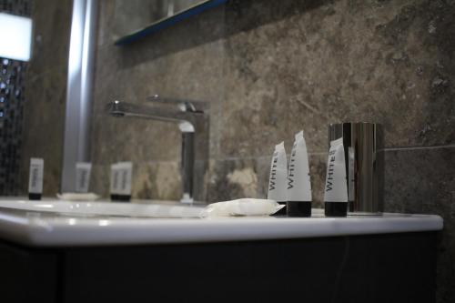Koupelna v ubytování B&B Il Duomo