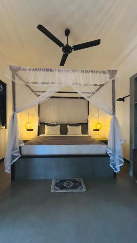 Ένα ή περισσότερα κρεβάτια σε δωμάτιο στο Villa Home Waves Kabalana