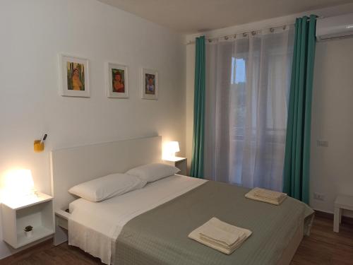 Кровать или кровати в номере B&B FIOR DI CAMPO