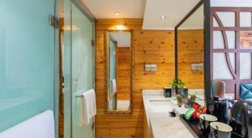 Koupelna v ubytování Zaozhuang Hotel