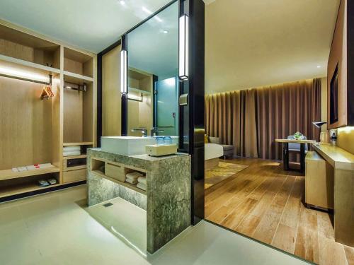 Koupelna v ubytování Echarm