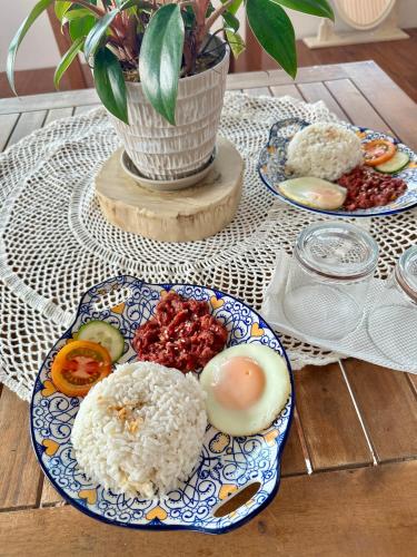 Comida en el bed and breakfast o alrededores