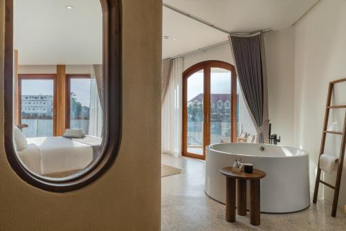 Ένα μπάνιο στο BAAT Boutique Hotel - บาตร บูทีคโฮเทล อยุธยา