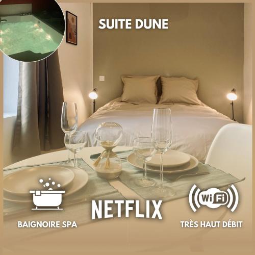 Suite Dune - Escapade Romantique avec Jacuzzi Privé