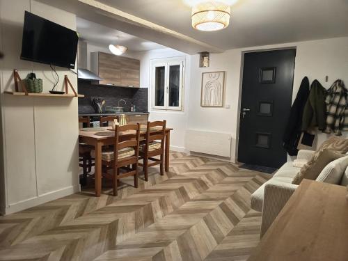 Η κουζίνα ή μικρή κουζίνα στο La Parenthèse Picarde - Maison 4 personnes