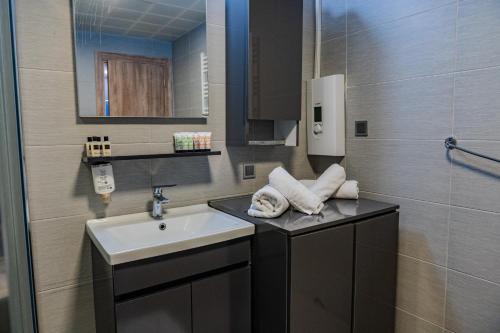 Phòng tắm tại Sky Deluxe 3 Fitness & Spa