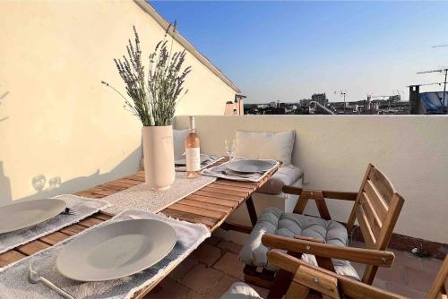 La Terrasse, 2 chambres, hyper centre