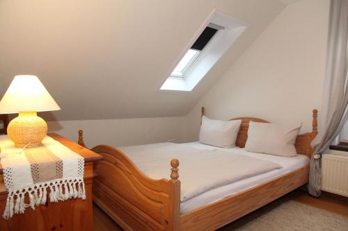 Llit o llits en una habitació de Oberdeck Backbord