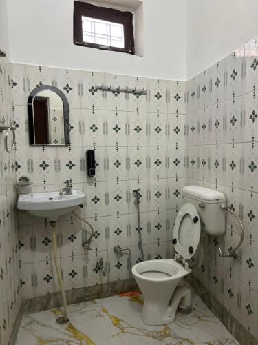 Koupelna v ubytování Tiny Spot Hostel Rishikesh