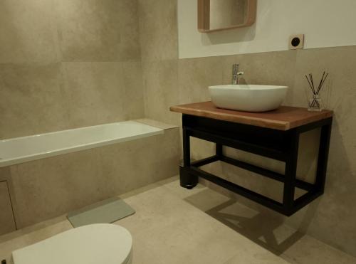 Ένα μπάνιο στο Domaine des Granges