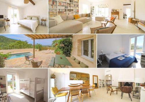 Χώρος καθιστικού στο Villa Luma, 3 Chambres avec Piscine Chauffée