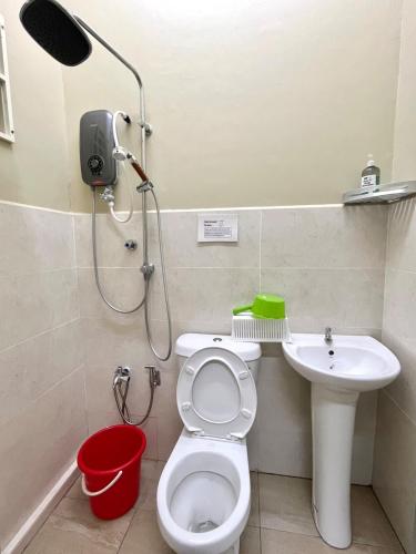 Et badeværelse på Hana Houz Homestay