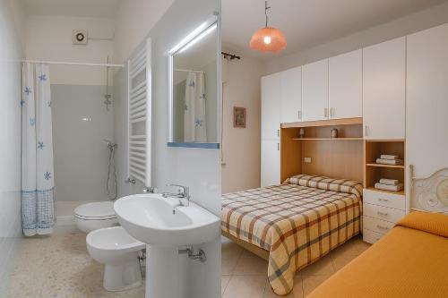 Koupelna v ubytování Artisti Del Cavallo Tourism