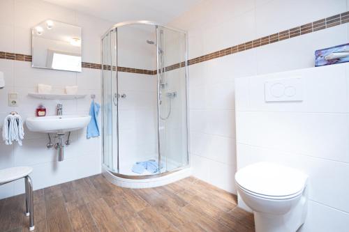 Et badeværelse på Landhaus Am Fellhorn