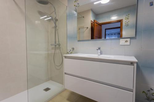 Et badeværelse på V60A Villa Lucia