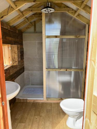 Koupelna v ubytování The Cabin