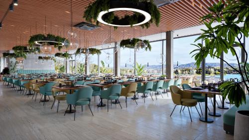 Εστιατόριο ή άλλο μέρος για φαγητό στο Lake View Żywiec Resort & SPA