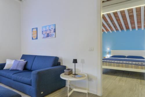 Giường trong phòng chung tại Appartamento Tosca