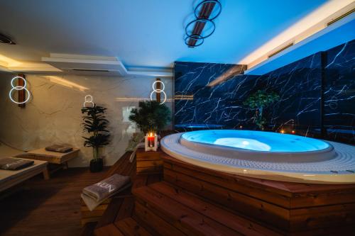 Koupelna v ubytování Hotel Zagi