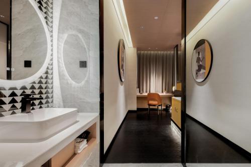 Koupelna v ubytování Starway Hotel Chengdu Longquan Economic Port Baiyunxi